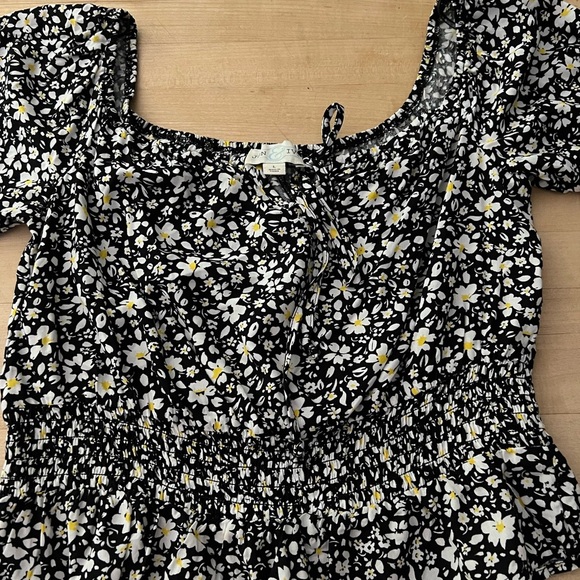 Jun & Ivy cropped Boho blouse size Large - Picture 1 of 9